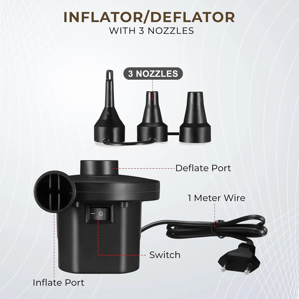 Inflatable Sofa with Footrest With  Free Electric Inflator