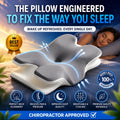 Ergonomic Memory Foam Cervical Pillow – Neck & Shoulder Support for Better Sleep
