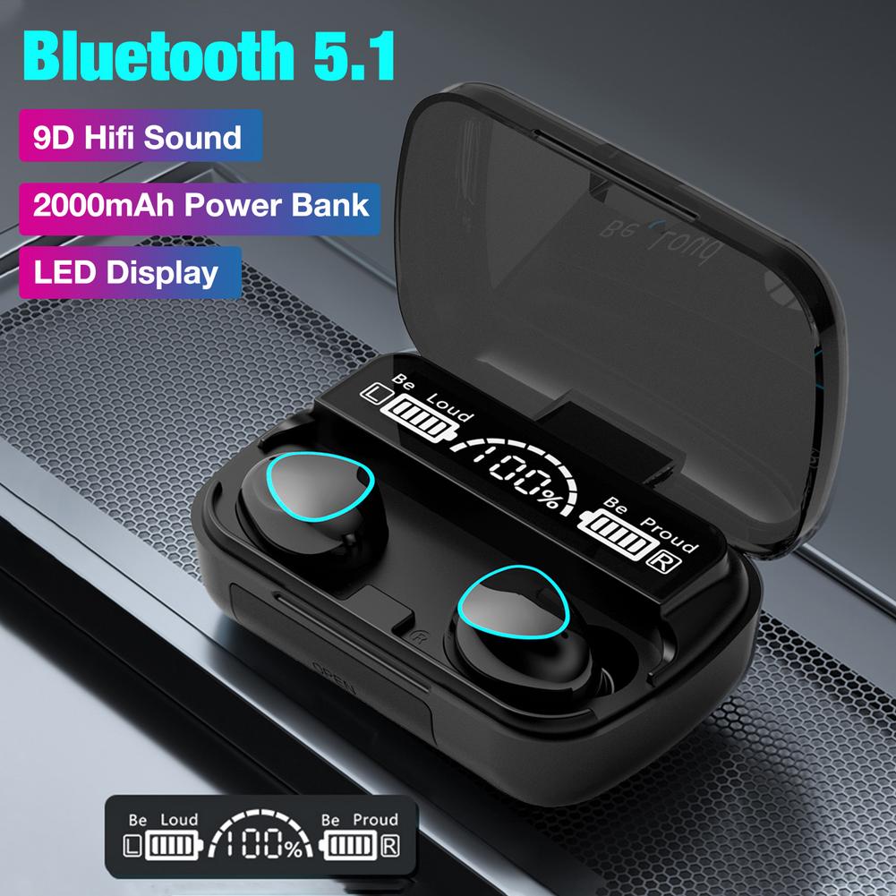 M10 TWS Wireless Earphone Touch Bluetooth Earplugs