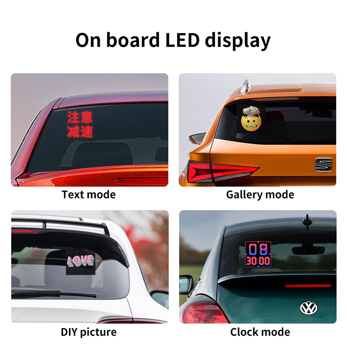 Full Color USB Bluetooth LED Display Board/Screen – Uniqo.pk