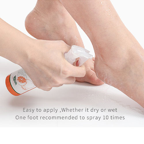 Foot Peeling Spray with Orange Oil Essence for Dead Skin Exfoliation